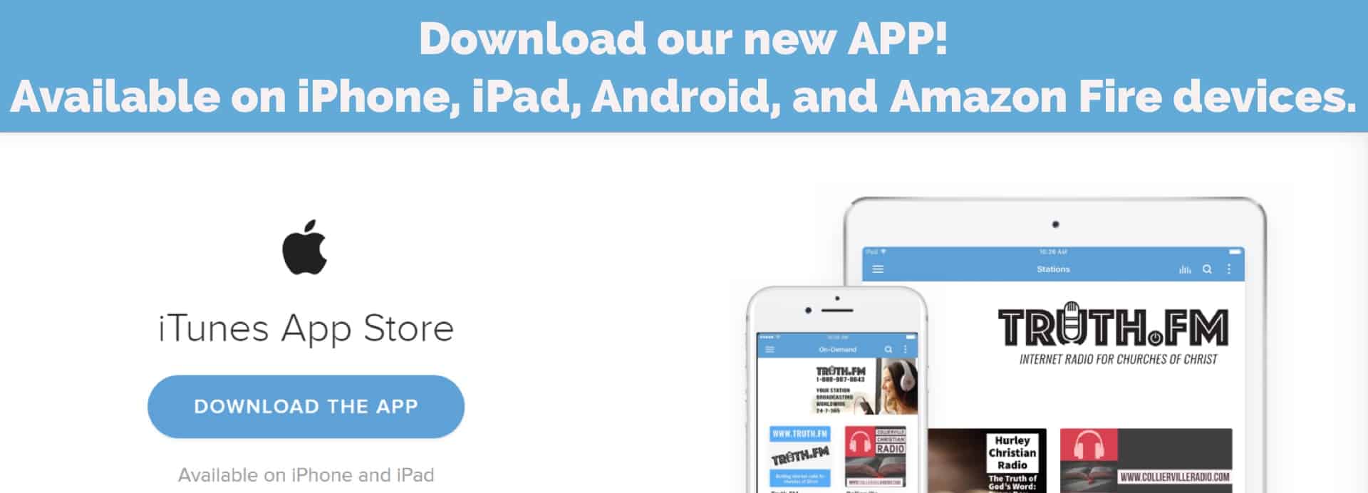 Download the New TRUTH.FM APP PTP Spark Jacksonville FL Lakeside church of Christ